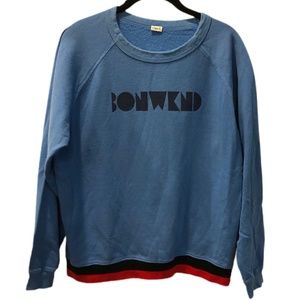 Clare V Mike D collab sweatshirt